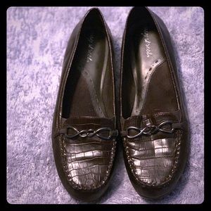 Brown Loafers Size 10 Wide